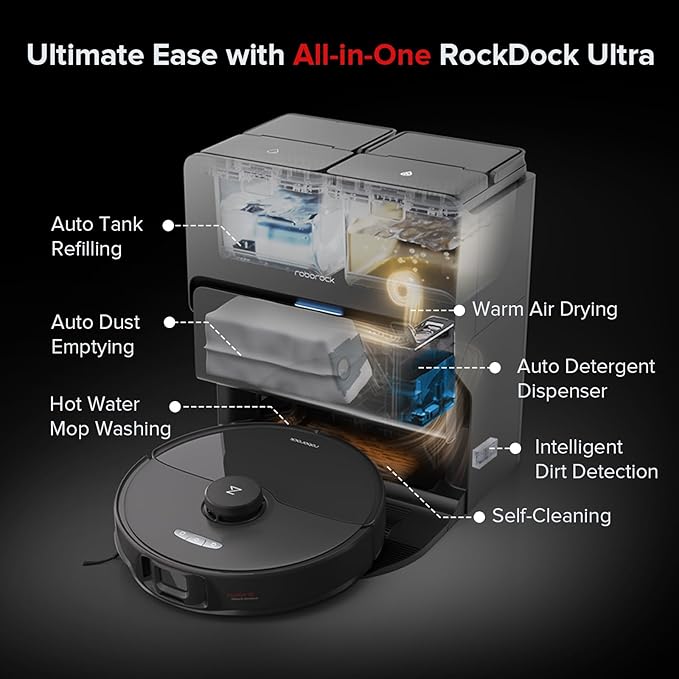 Roborock S8 Max Ultra – The Ultimate Hands-Free Cleaning Experience